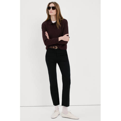 Mango pullover donkerrood afbeelding