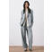 Mango regular blazer grijsblauw