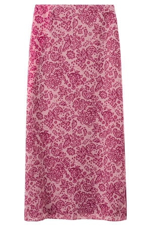 maxi rok roze