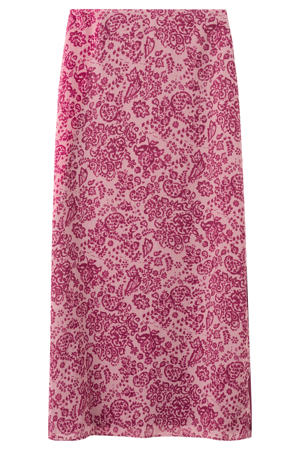 maxi rok roze