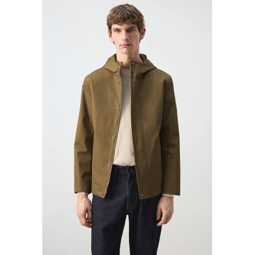 Mango Man parka kaki afbeelding