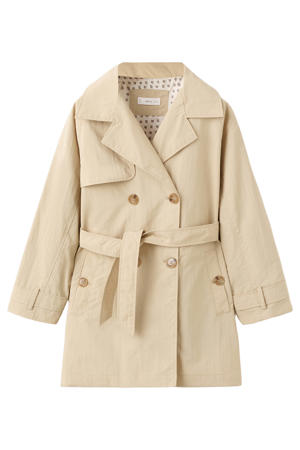 trenchcoat lichtbruin