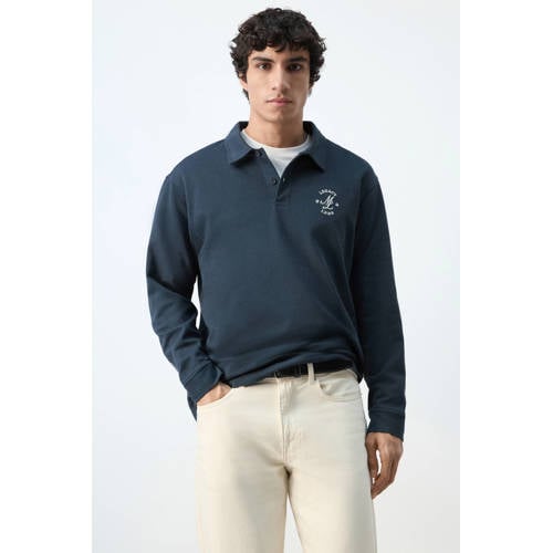 Mango Man sweater blauw afbeelding