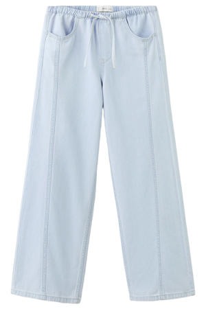 wide leg jeans lichtblauw