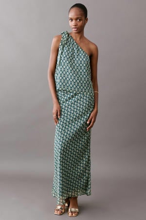 maxi rok donkergroen