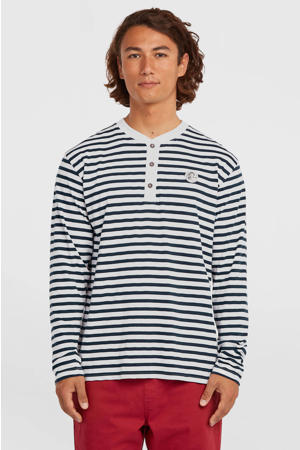 T-shirt blauw/wit
