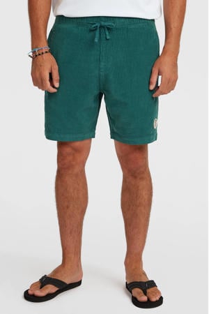 corduroy short groen