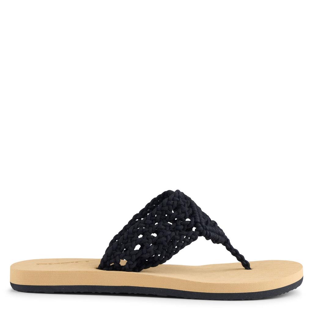 Zwarte dames O'Neill Ditsy teenslippers van 100% ethyleenvinylacetaat