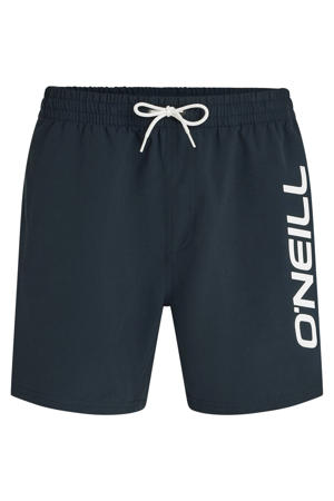 zwemshort Logo 16" donkerblauw