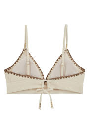 thumbnail: WE Fashion voorgevormde bikinitop met textuur ecru