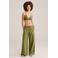 WE Fashion voorgevormde bikinitop met textuur olijfgroen