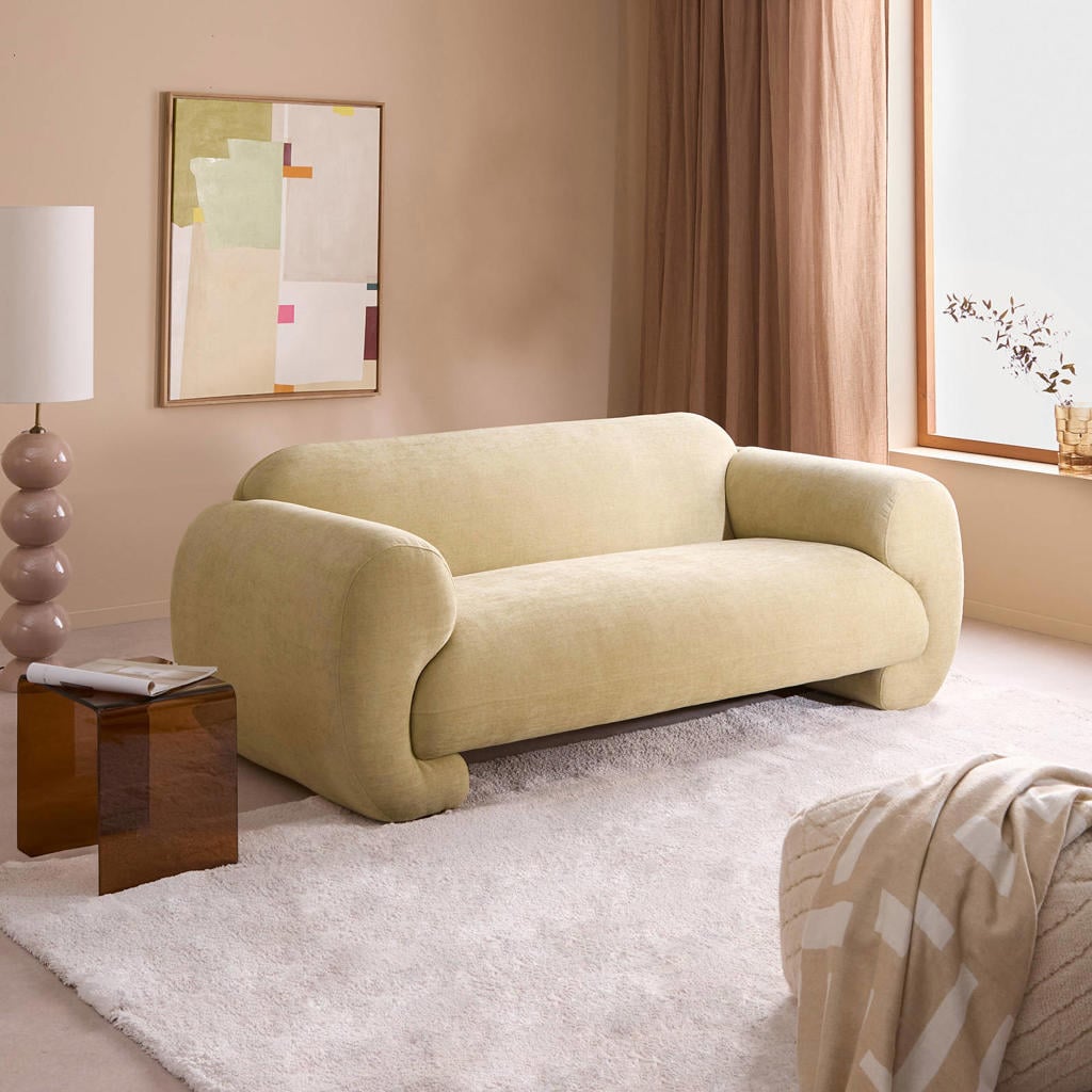 NOUS Living 2-zitsbank Perrie - lichtgroen