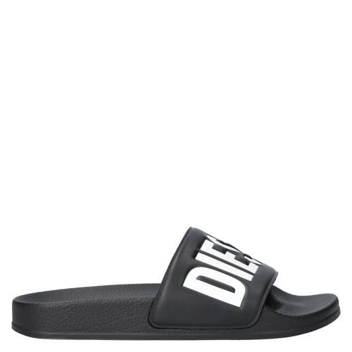 Diesel slippers zwart/wit