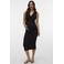 MAMALICIOUS zwangerschaps midi rok rib gebreid zwart