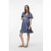 MAMALICIOUS zwangerschaps- en voedings wikkel-/overslagjurk blauw