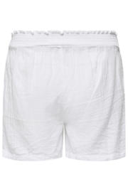 thumbnail: ONLY MATERNITY regular waist zwangerschaps casual short met textuur wit