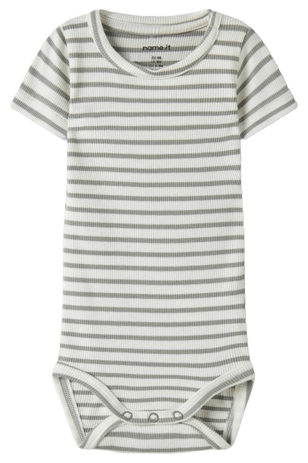 NAME IT BABY romper grijs
