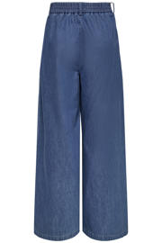thumbnail: ONLY Onlnorrie Hw Elas Wb Wide Leg Dnm wide leg jeans dark blue denim