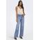ONLY Onlhope Hw Wide Db Poc Dnm Box wide leg jeans medium blue denim