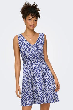 zomerjurk blauw