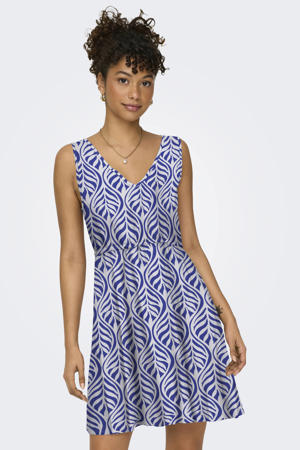 zomerjurk blauw