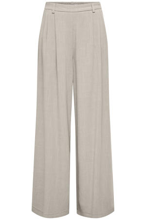 wide leg regular waist casual broek