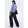 ONLY T-shirt met backprint blauw
