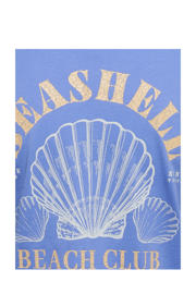 thumbnail: ONLY T-shirt met backprint blauw