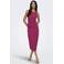 ONLY midi jurk roze
