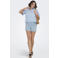 ONLY skinny high waist denim short light blue denim