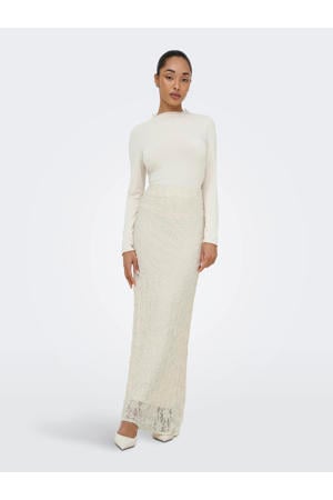 maxi rok crème