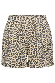 thumbnail: ONLY regular waist casual short met panterprint beige