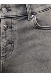 thumbnail: ONLY skinny low waist denim short grey denim
