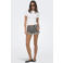 ONLY skinny low waist denim short grey denim