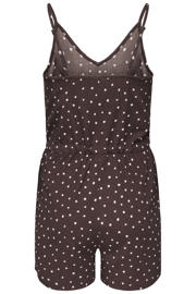 thumbnail: ONLY playsuit met stippen bruin