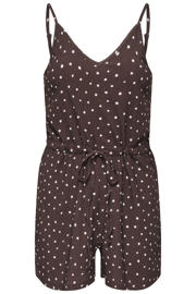 thumbnail: ONLY playsuit met stippen bruin