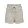 ONLY regular waist gestreepte denim short groen