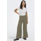 ONLY wide leg high waist casual broek groen