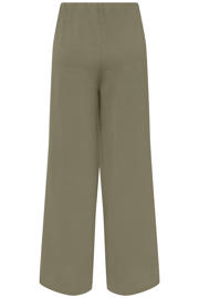 thumbnail: ONLY wide leg high waist casual broek groen
