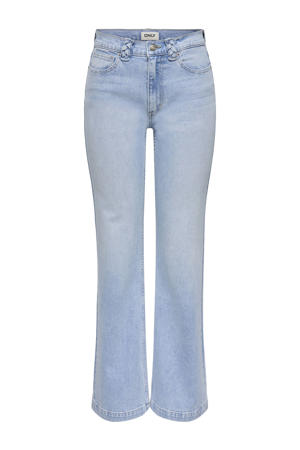 Onltess Mw Flare Braided Dnm flared jeans light blue denim