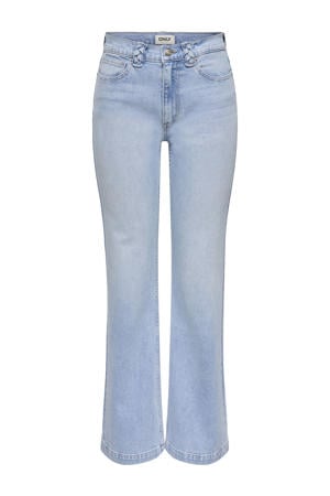 Onltess Mw Flare Braided Dnm flared jeans light blue denim