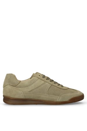 suède sneakers groen