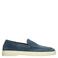 Manfield suède loafers blauw