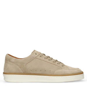 suède sneakers beige