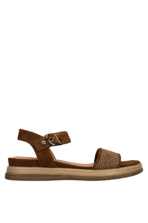leren sandalen bruin