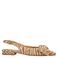 Manfield slingback loafers met zebraprint cognac