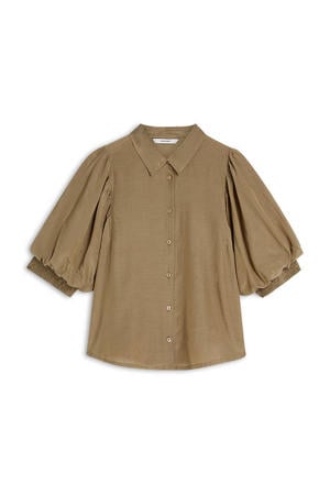 blouse lichtbruin
