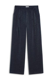 thumbnail: Summum viscose wide leg broek - donkerblauw