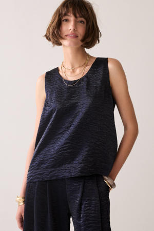 top - donkerblauw