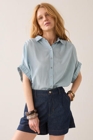 blouse blauw